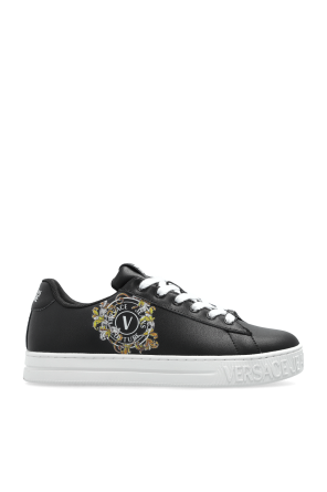 Dolce & Gabbana SPORTS SHOES WITH A FLORAL MOTIF 花柄靴 ロゴ Black Sports shoes with a floral motif Dolce & Gabbana